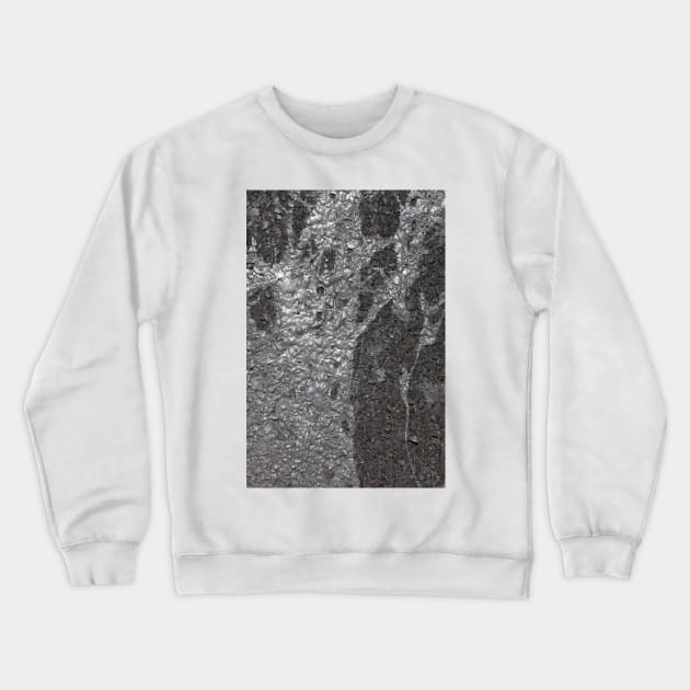 Dark black glue Crewneck Sweatshirt by textural